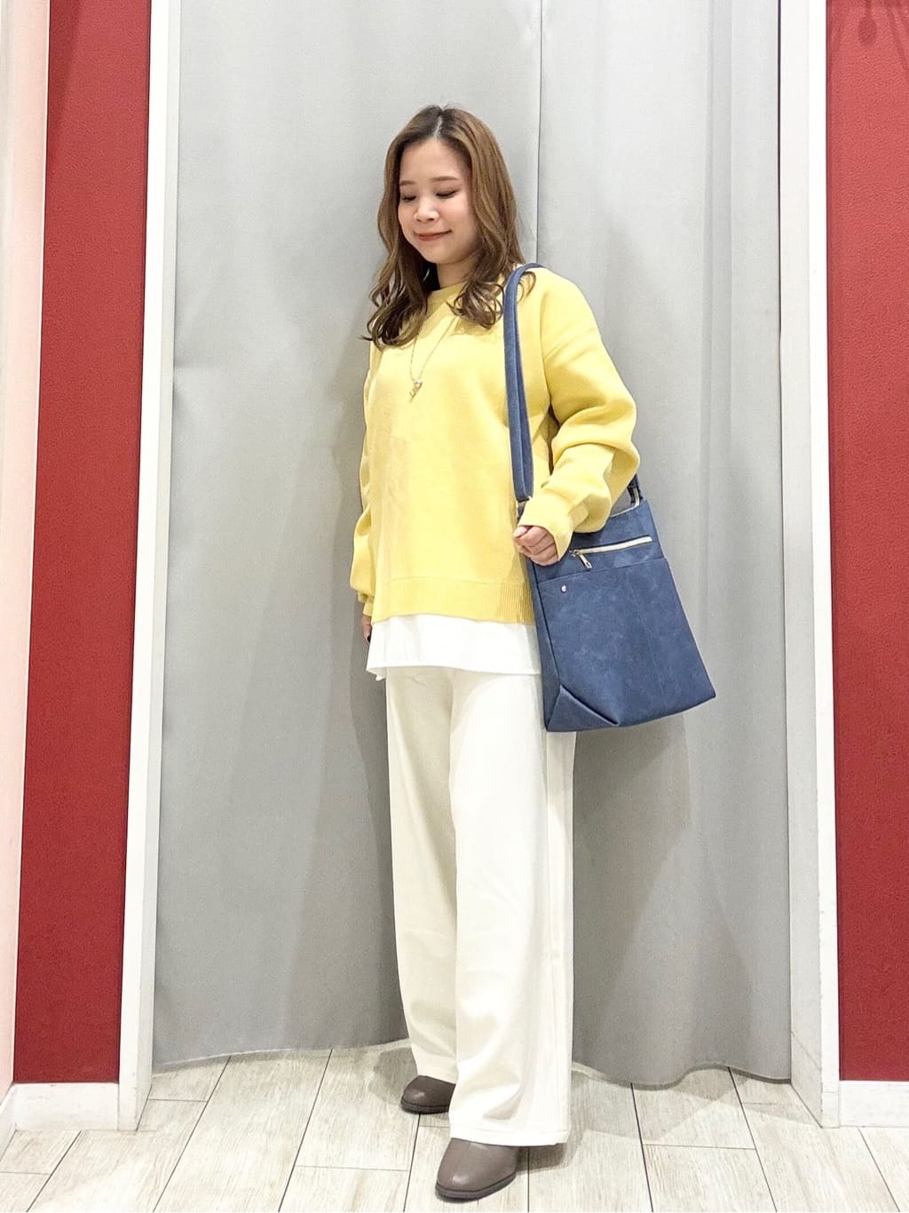 shioさんの「SHOO･LA･RUE｜【高レビュー/洗濯機可/S-LL】さらに軽くなった スポンディッシュ裾フェイクトップス」を使ったコーディネート