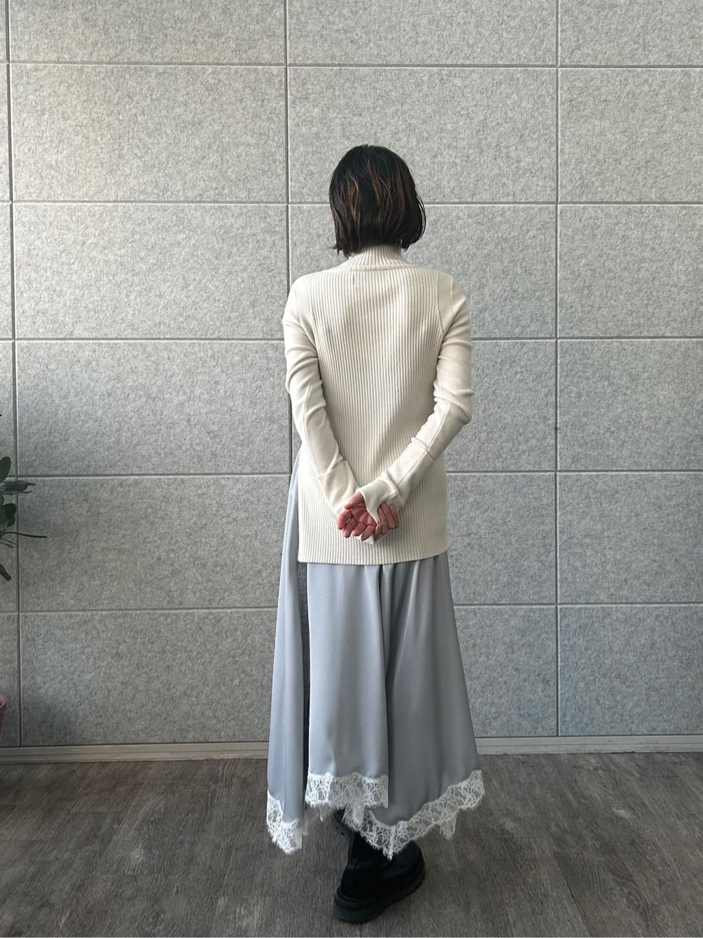 yukoさんの「CODE A｜modern turtleneck knit」を使ったコーディネート