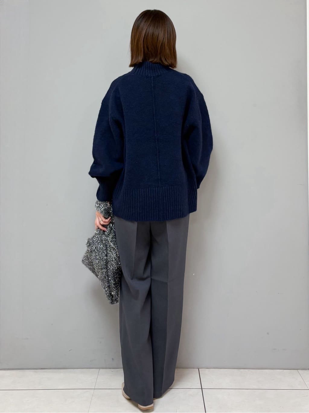 yさんの「OPAQUE.CLIP｜イージーワイドパンツ【洗濯機OK】」を使ったコーディネート