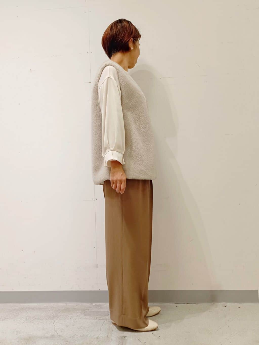 Kさんの「INDIVI｜ミンク調フェイクファージレ」を使ったコーディネート