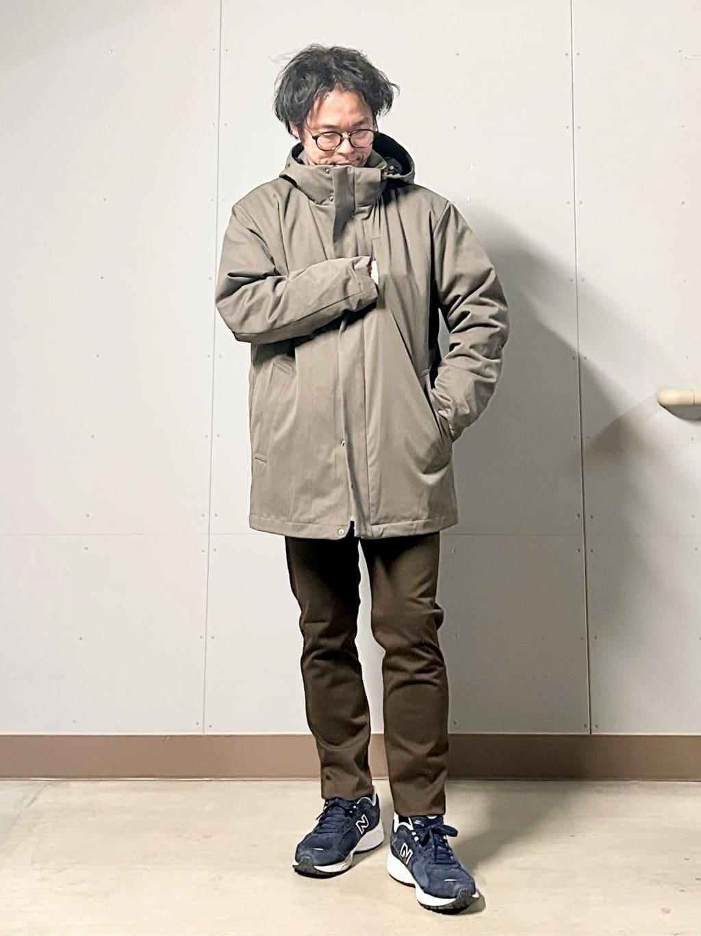 KENJI Iさんの「THE SHOP TK｜【3WAY】中綿ライナー付き カルゼコート　洗濯機OK/ON・OFF対応」を使ったコーディネート