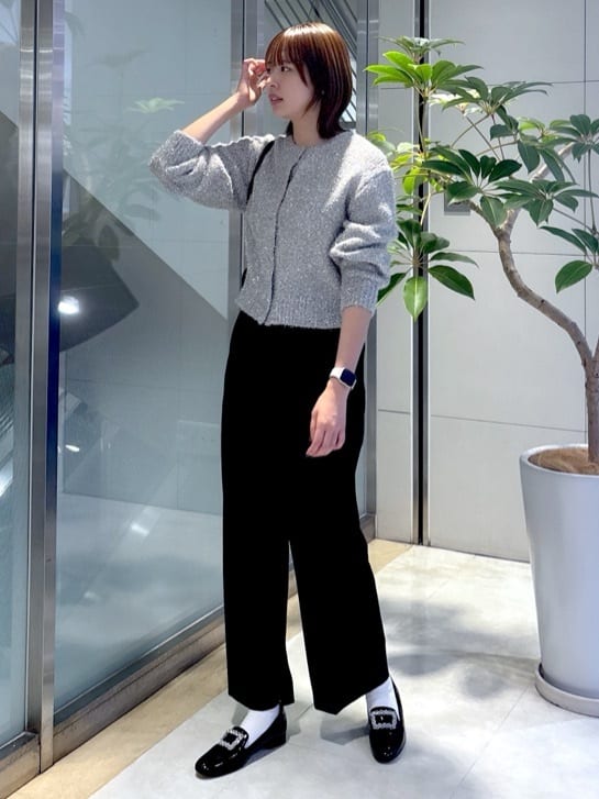 yukaさんの「UNTITLED｜【あったか素材/ストレッチ性】裏起毛ワイドパンツ」を使ったコーディネート