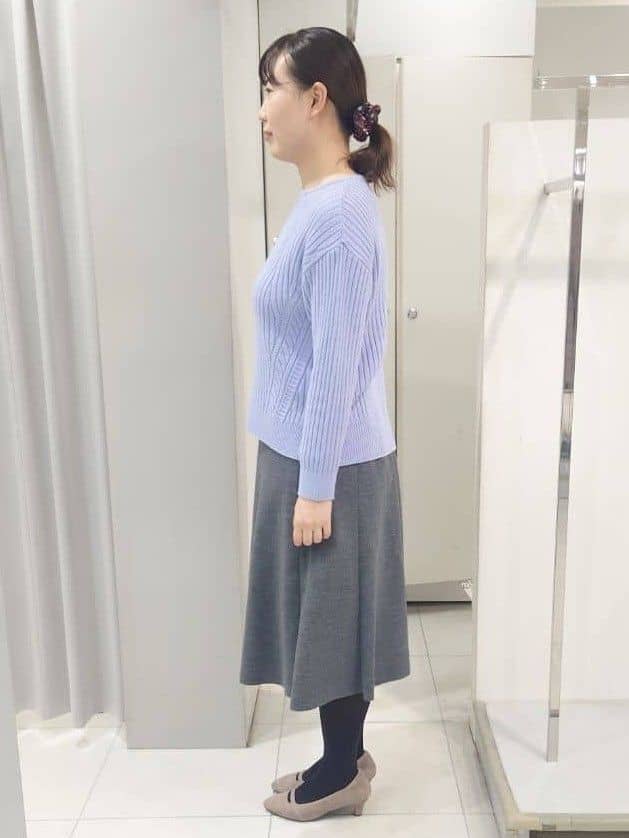 AZUSAさんの「Reflect｜【ゆったり着られる◎】ワイドリブニットプルオーバー」を使ったコーディネート