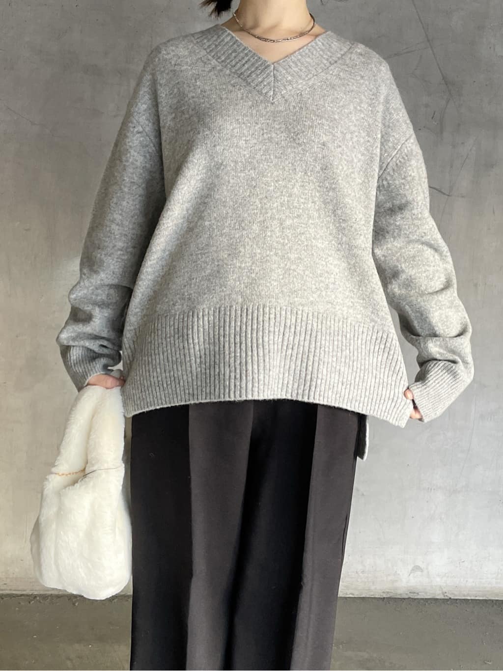 tomokoさんの「OPAQUE.CLIP｜イージーワイドパンツ【洗濯機OK】」を使ったコーディネート