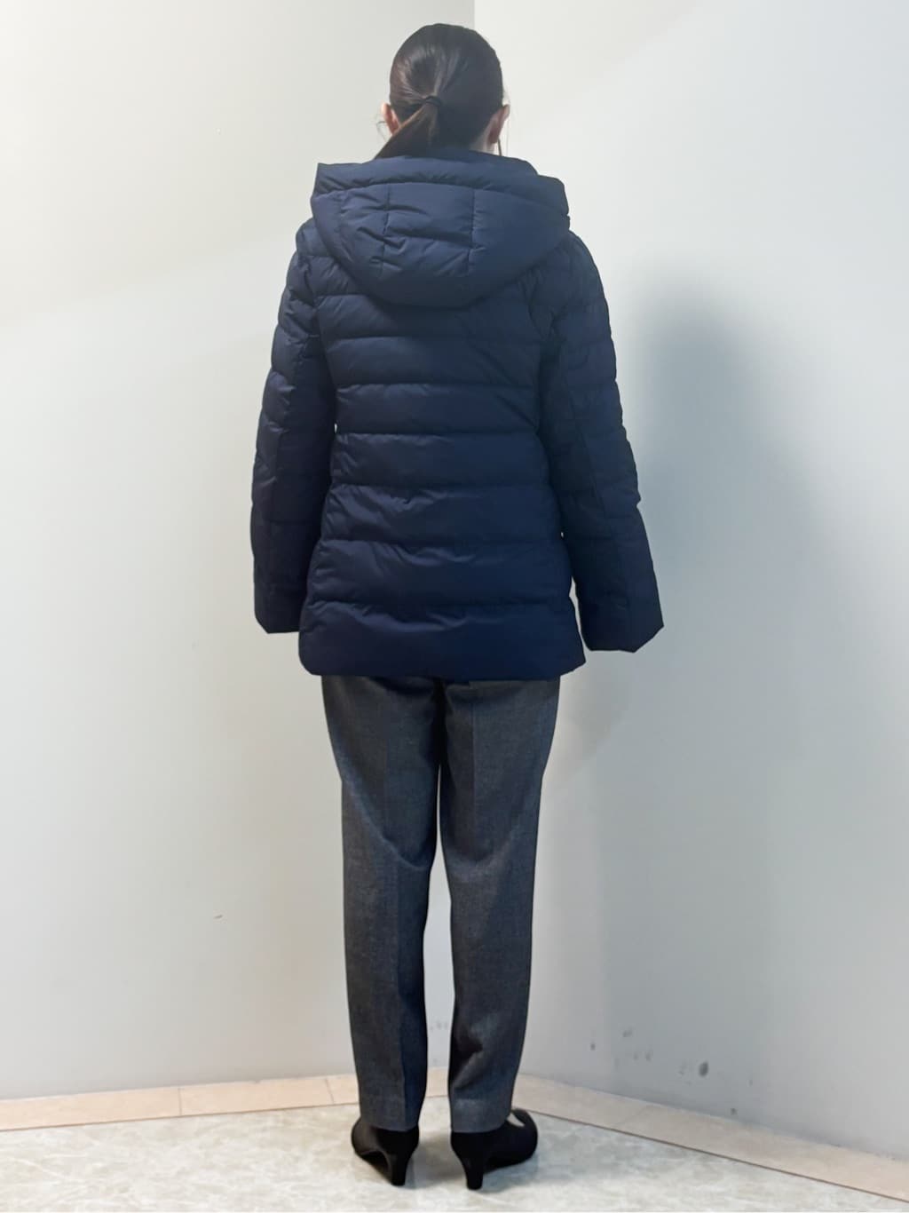 Sawaさんの「Reflect｜【SS-4Lサイズ】フーデッドミドルダウンコート」を使ったコーディネート
