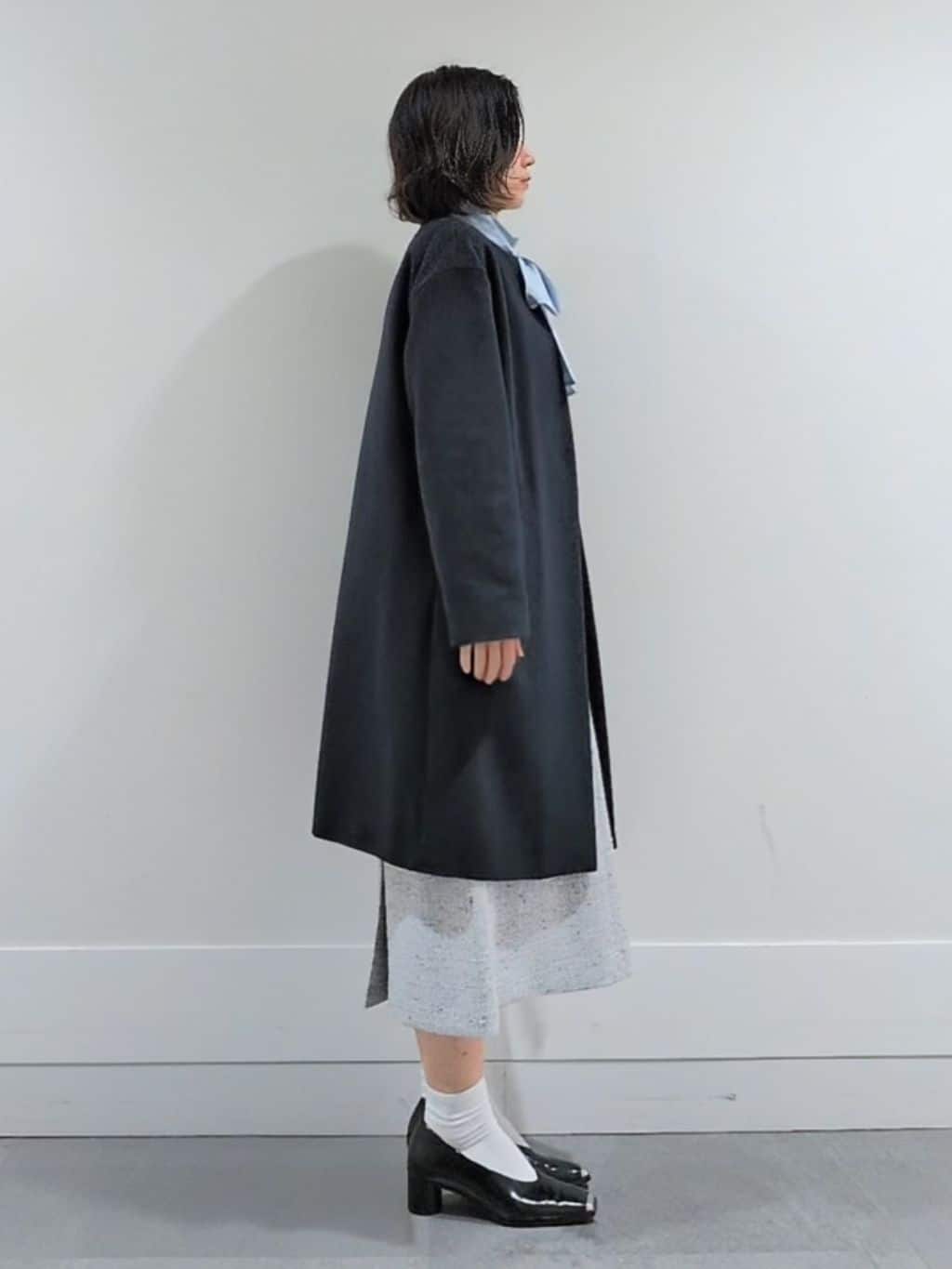 ミズタさんの「UNTITLED｜◆【セレモニー/華やか】2WAYボウタイブラウス」を使ったコーディネート