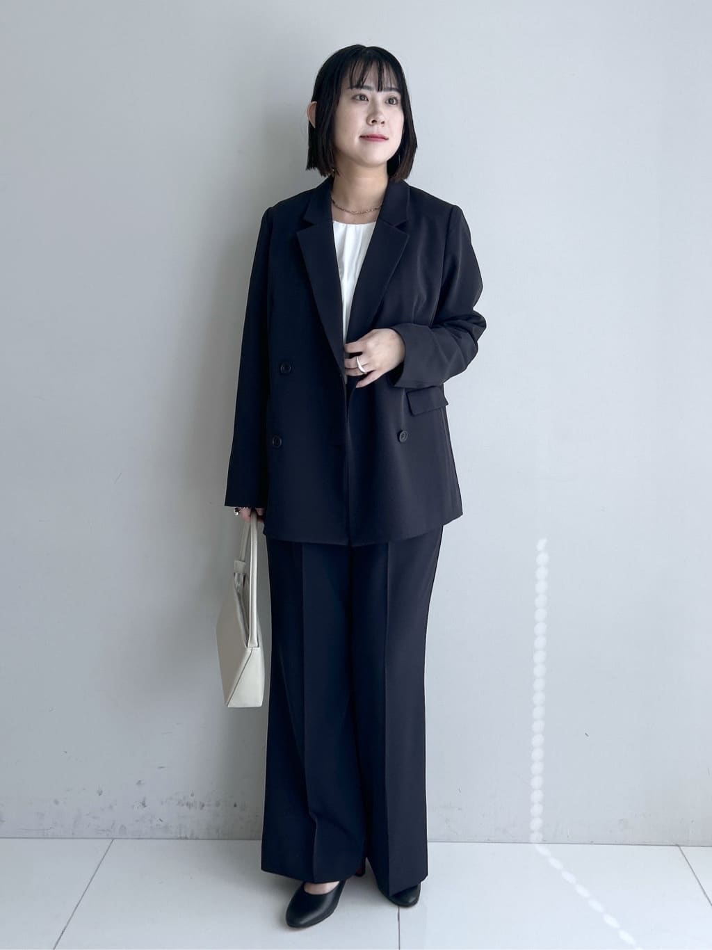 Hirokaさんの「Dessin｜【入卒/セレモニー/お仕事/セットアップ可能】ダブルジャケット」を使ったコーディネート