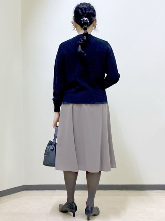  beni_gingerさんの「Reflect｜【ほんのりラメ感◎】ケーブル柄ニット」を使ったコーディネート