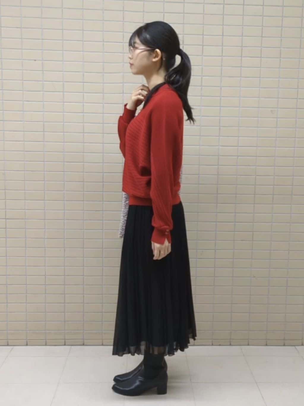 ひまりさんの「Reflect｜【秋映え／ゆったり着られる◎】ドルマンシルエットニット」を使ったコーディネート
