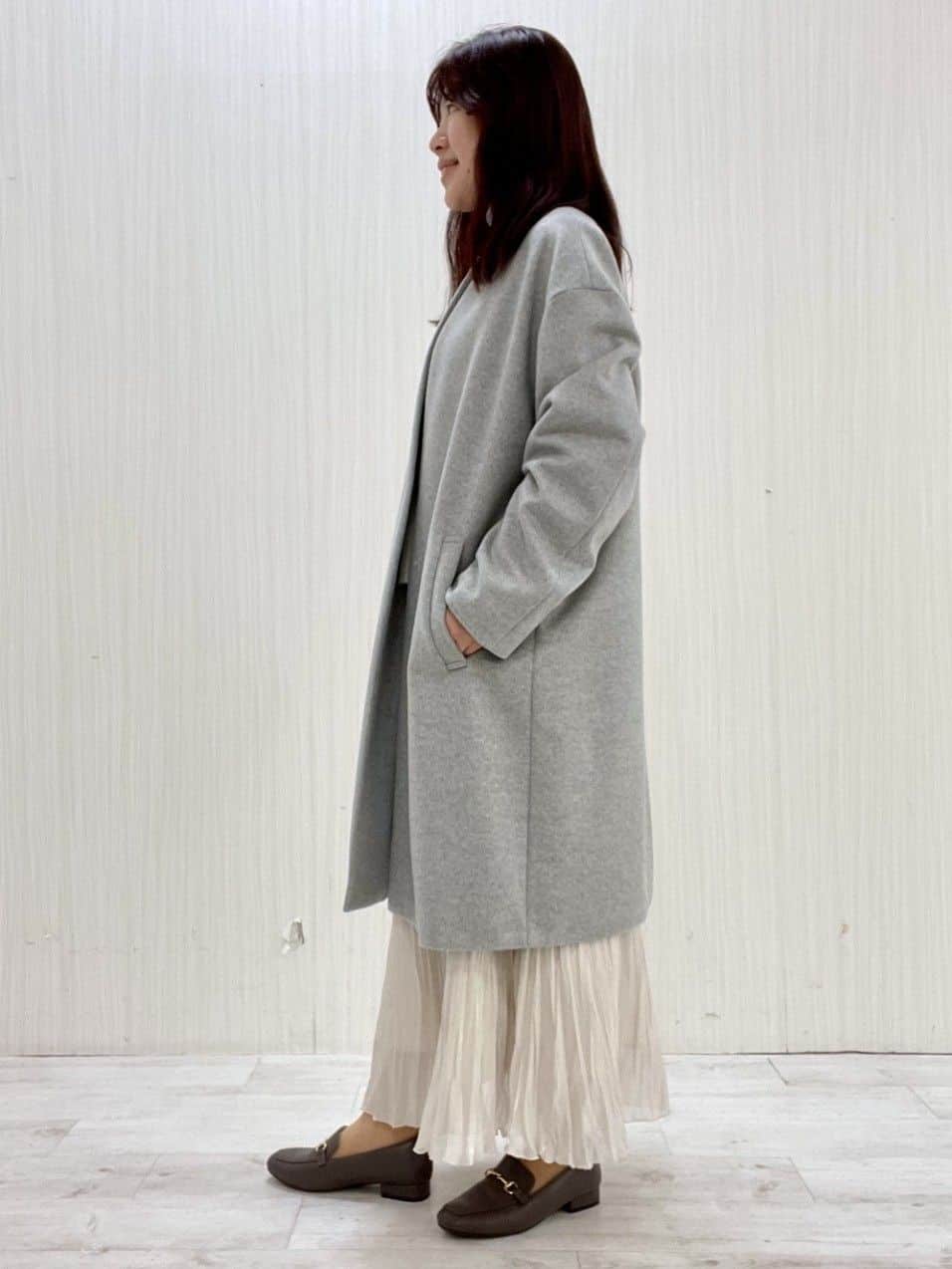 Mさんの「UNTITLED｜【8色展開/洗える】ウールカシミヤ ハイネックニット」を使ったコーディネート
