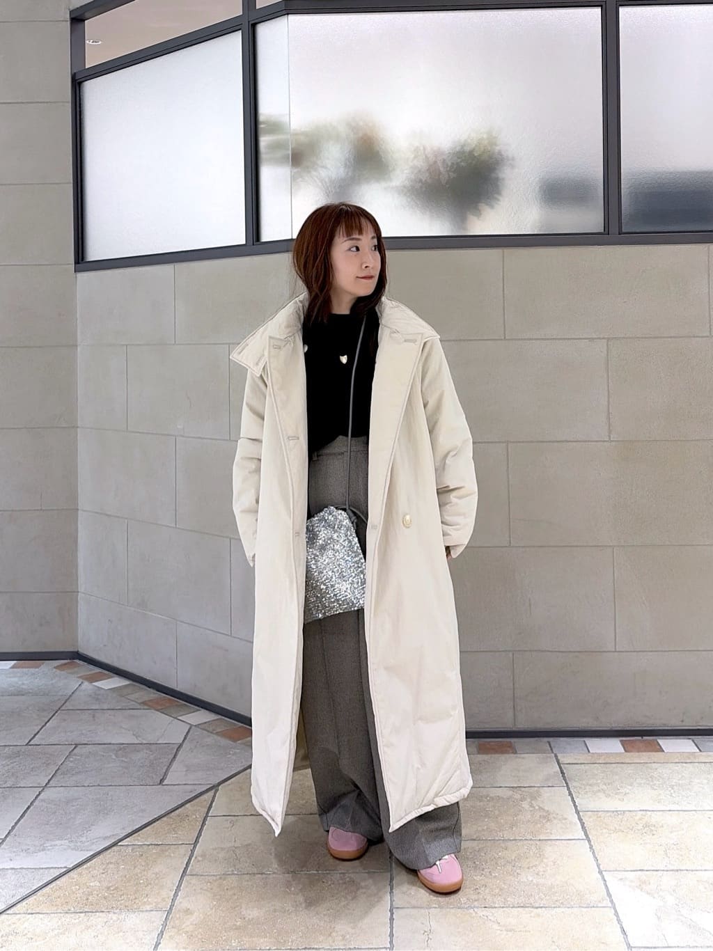 よねさんの「INDIVI｜【洗える】ヘアリーフォルムニット」を使ったコーディネート