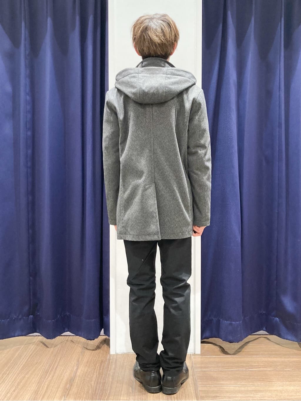 つーじーさんの「THE SHOP TK｜【包み込まれるような柔らかさ】配色モールニット 洗濯機OK」を使ったコーディネート