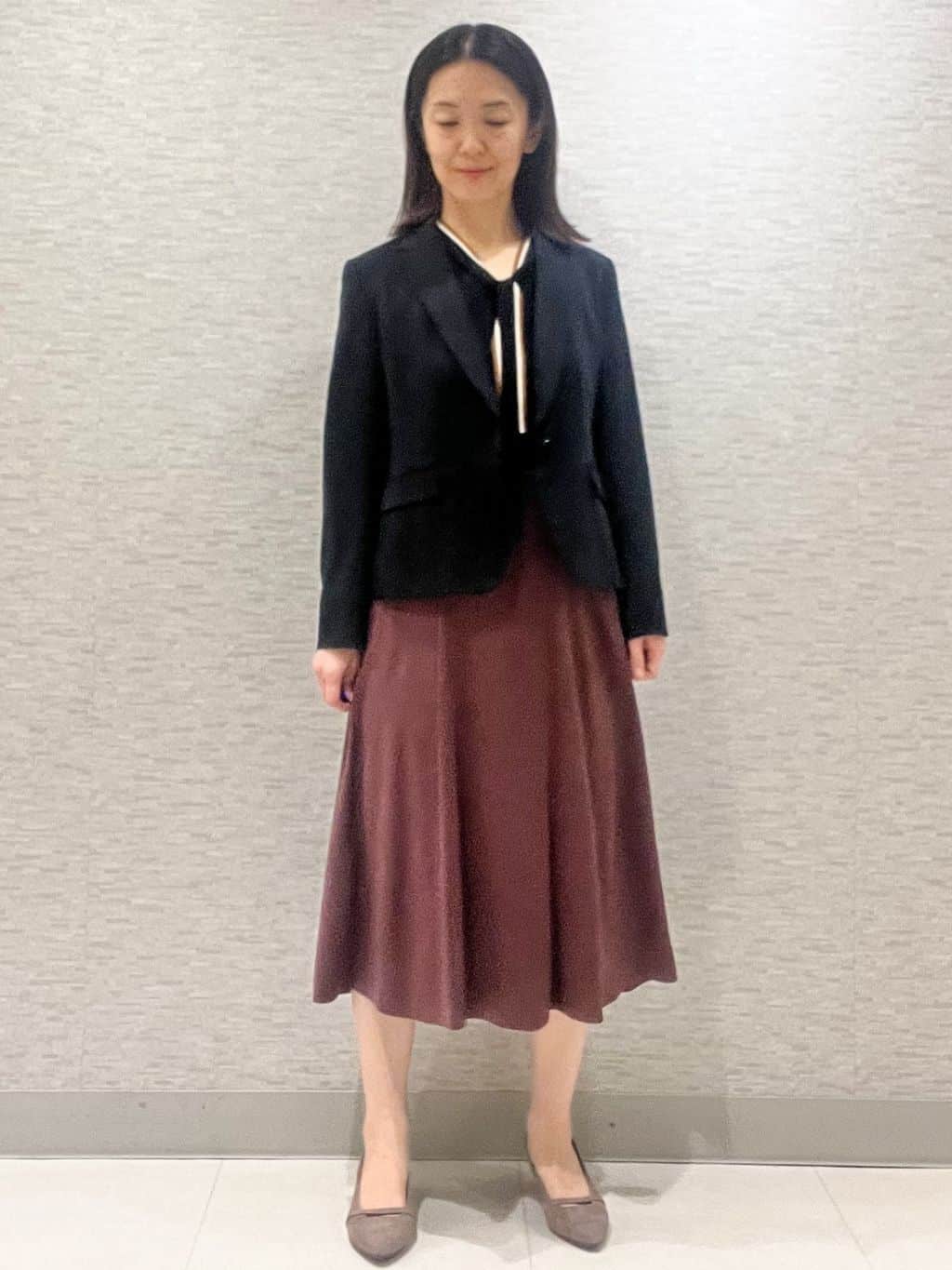 marikoさんの「Reflect｜【SS-4Lサイズ】匠ジャケット／ベーシックテーラード／WEB先行カラーあり」を使ったコーディネート