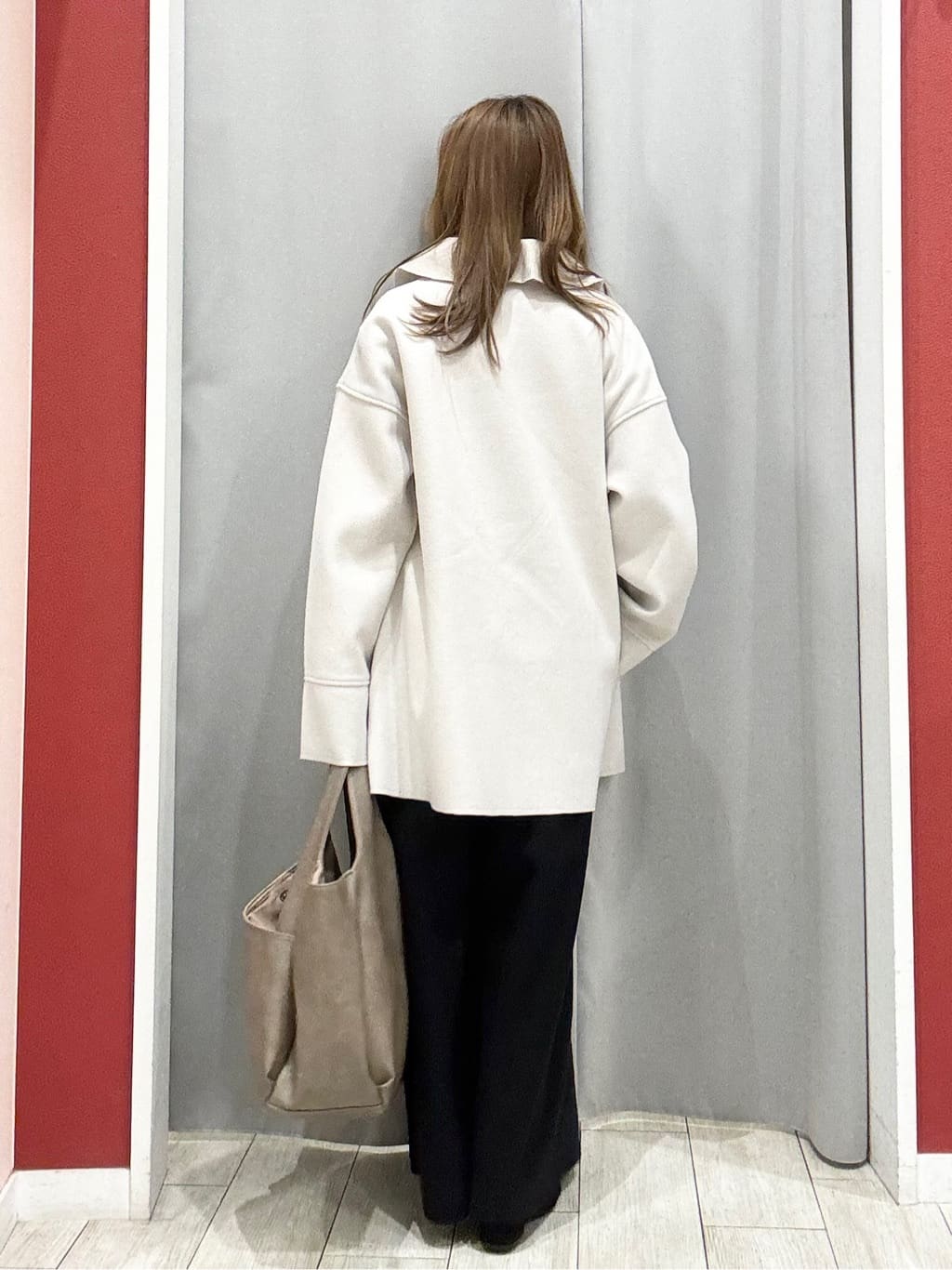 shioさんの「SHOO･LA･RUE｜【洗濯機可/S-LL】厚すぎない　ゆったりシンプルもちもちニット」を使ったコーディネート