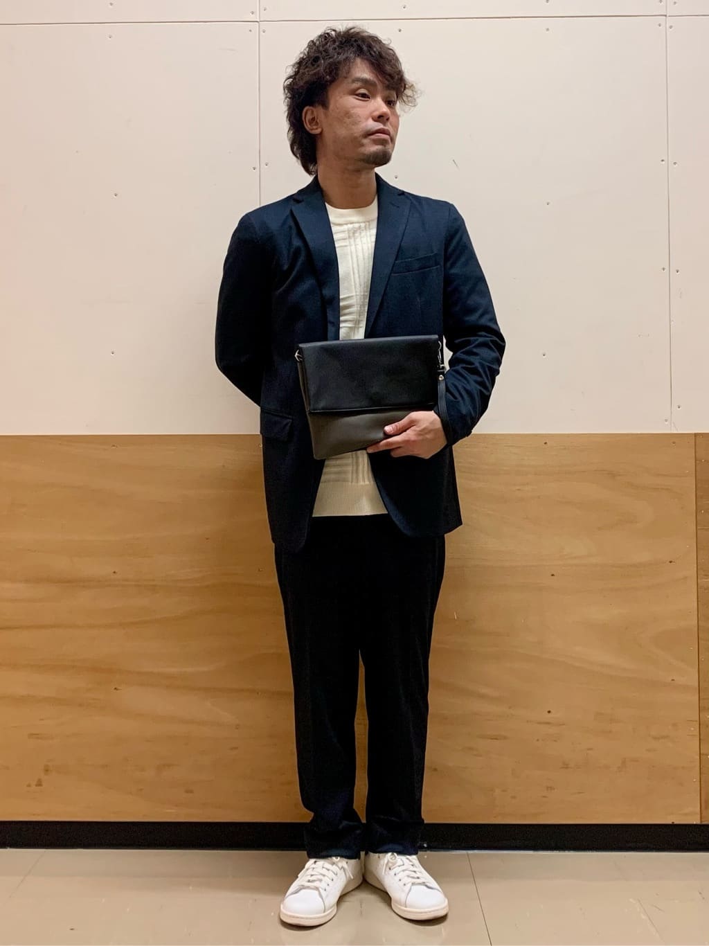 MATUさんの「THE SHOP TK｜【動きやすい、快適ビジネスジャケット】TRジャージ ジャケット　セットアップ可/洗濯機OK/ストレッ」を使ったコーディネート