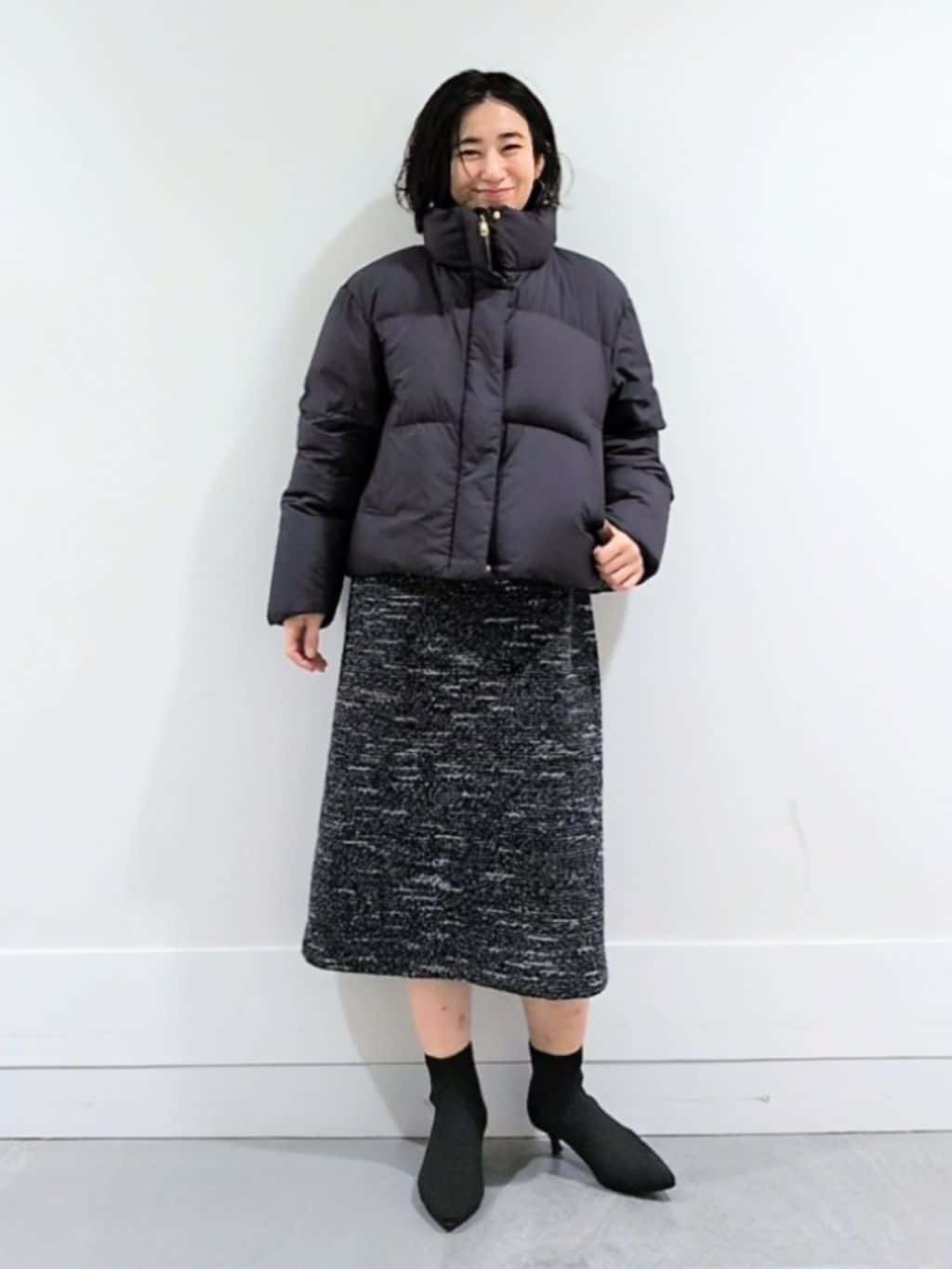 ミズタさんの「UNTITLED｜【トレンド/撥水機能/防寒】ショートダウンコート」を使ったコーディネート