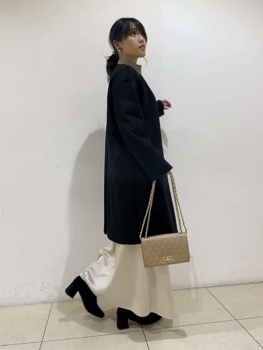 watanabeさんの「UNTITLED｜【8色展開/洗える】ウールカシミヤ ハイネックニット」を使ったコーディネート