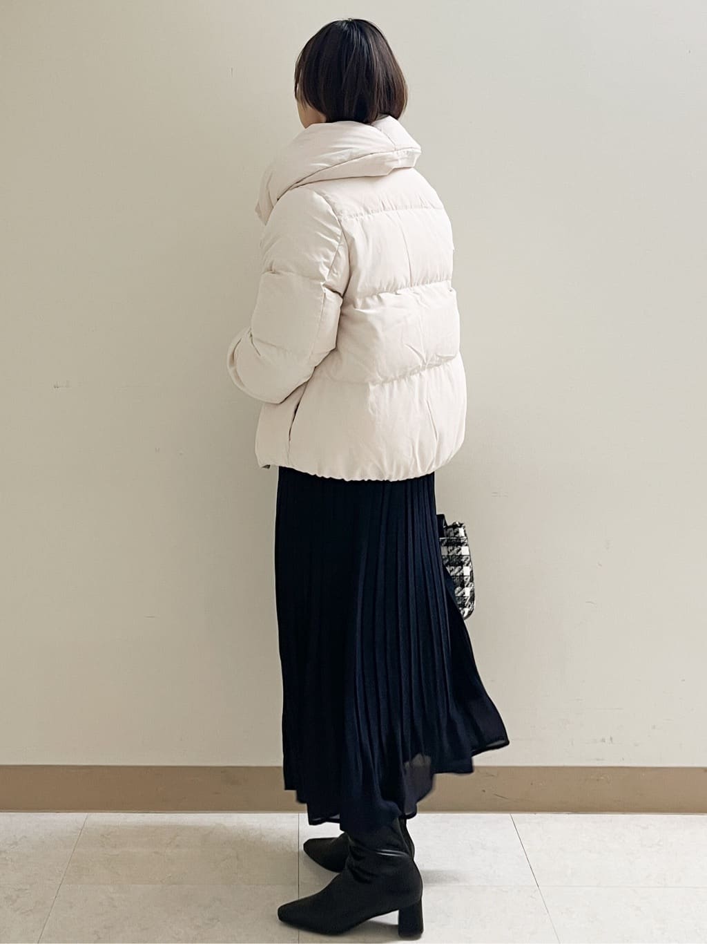 あかねさんの「OPAQUE.CLIP｜KAWADAダウンショートコート【撥水／洗濯機OK／静電気防止裏地】《XS～LL》」を使ったコーディネート