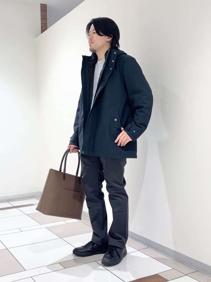 及川さんの「TAKEO KIKUCHI｜【3WAY】ドビー ダウンライナー付ブルゾン」を使ったコーディネート