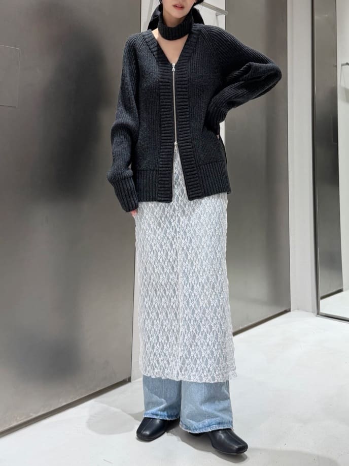 kanamiさんの「CODE A｜stretch lace cami dress」を使ったコーディネート