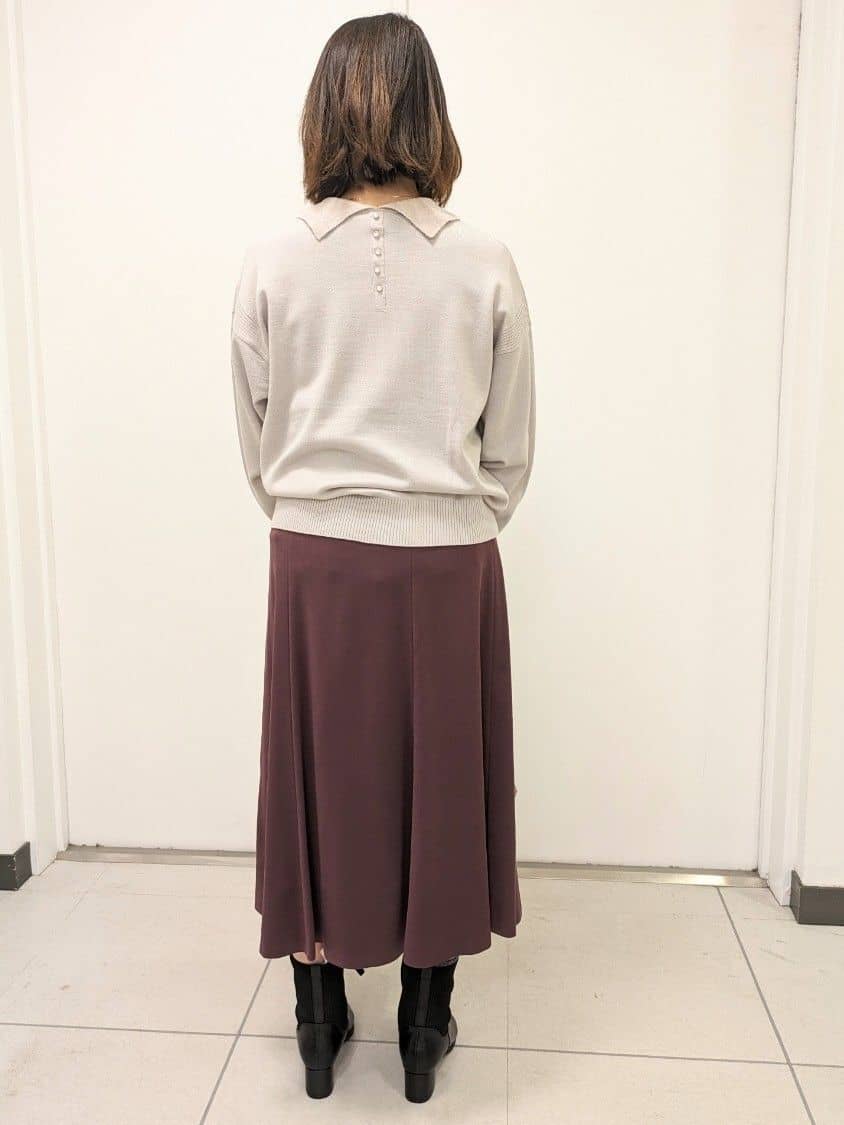 ハッシーさんの「Reflect｜【着映え◎】衿つきニットトップス」を使ったコーディネート