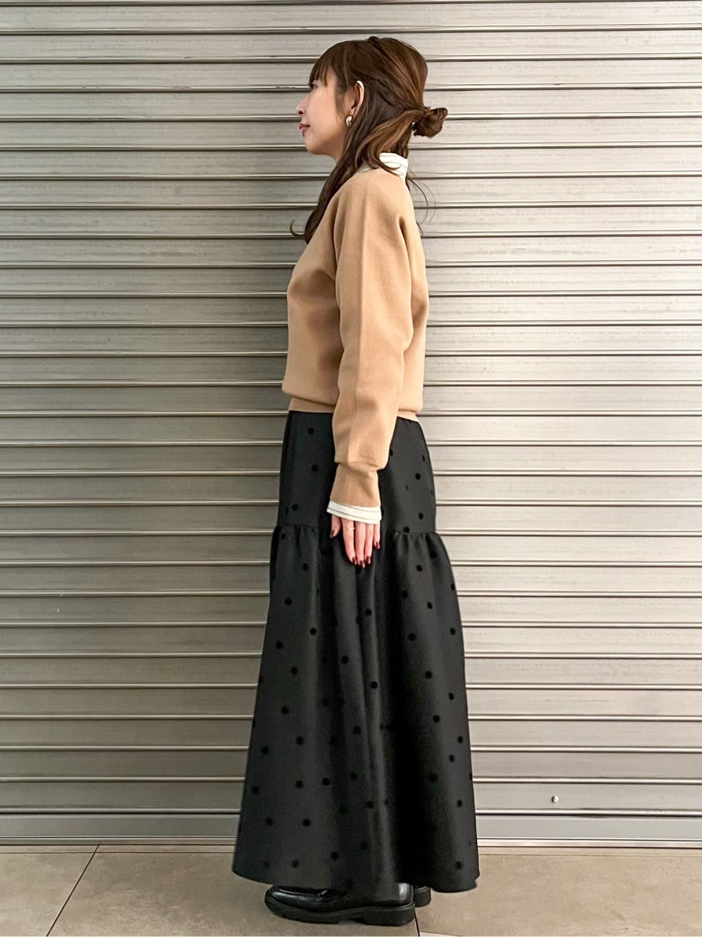 じゅんさんの「DRESSTERIOR｜◆アニージャカードニット」を使ったコーディネート