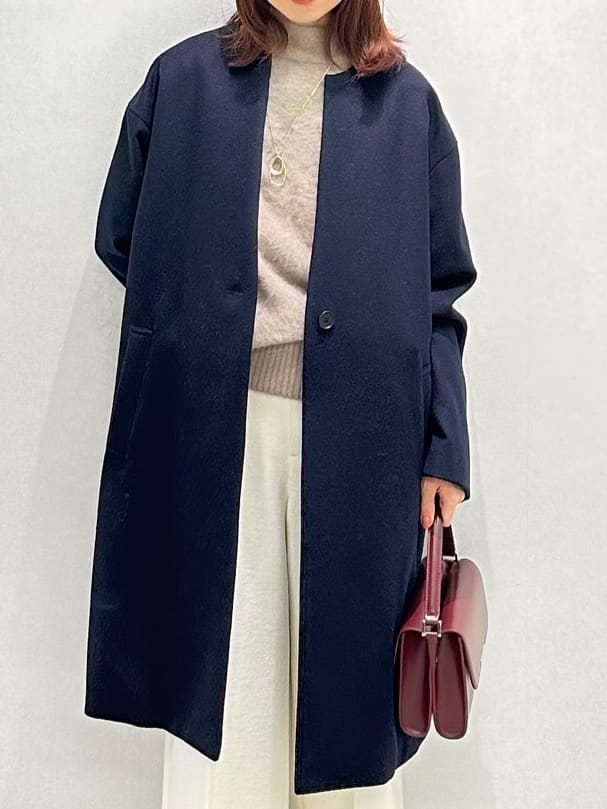 Miwaさんの「UNTITLED｜【大人な品格/ふわふわニット】フォックスカシミヤ コクーンニット」を使ったコーディネート