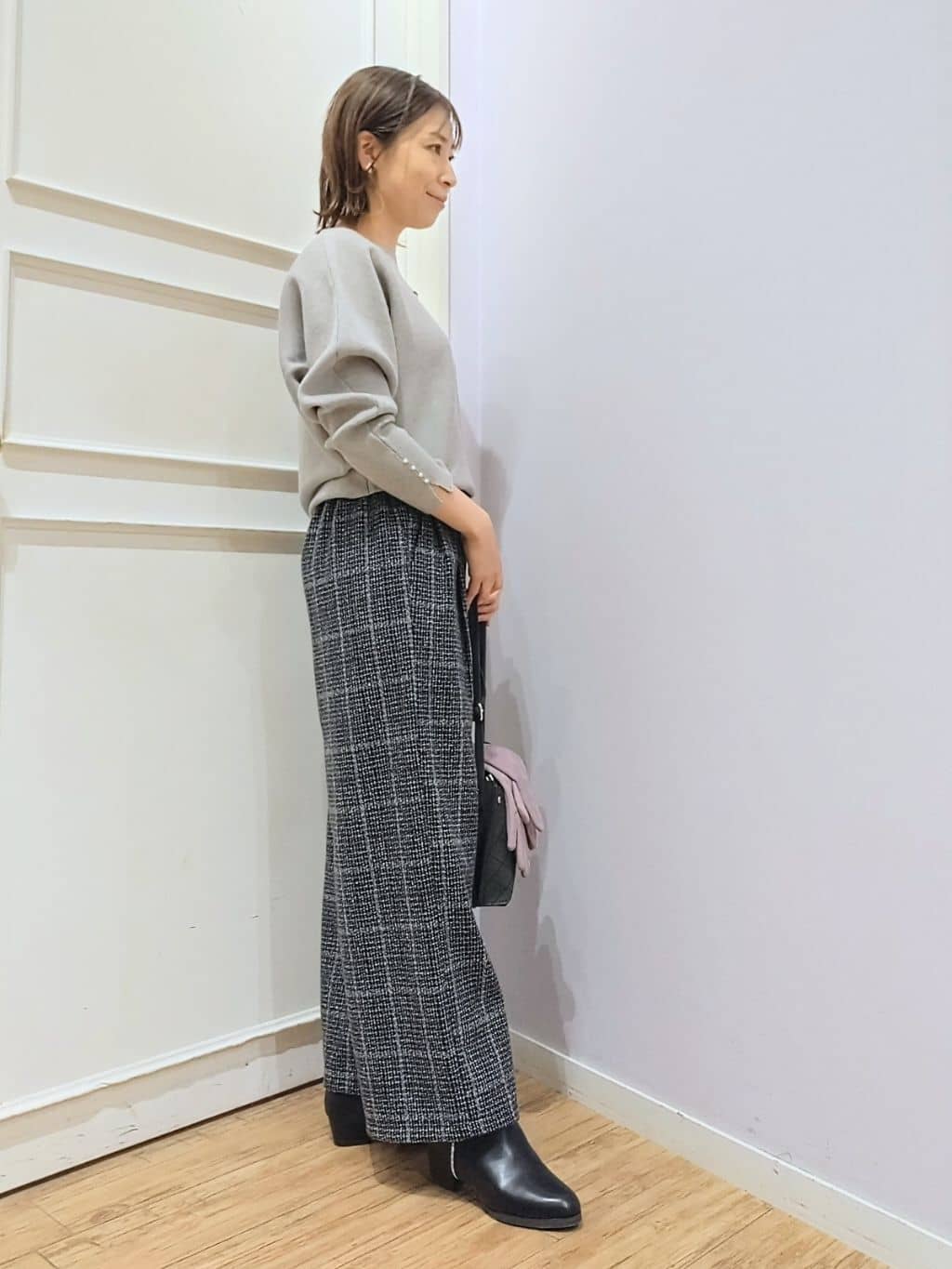 miomioさんの「SHOO･LA･RUE｜【撥水/洗える】ショートフーディーダウン」を使ったコーディネート