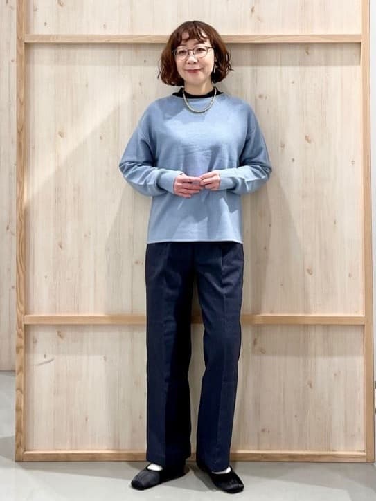 nakoさんの「THE SHOP TK｜【2WAY/洗える】リバーシブル フェイクファーブルゾン」を使ったコーディネート