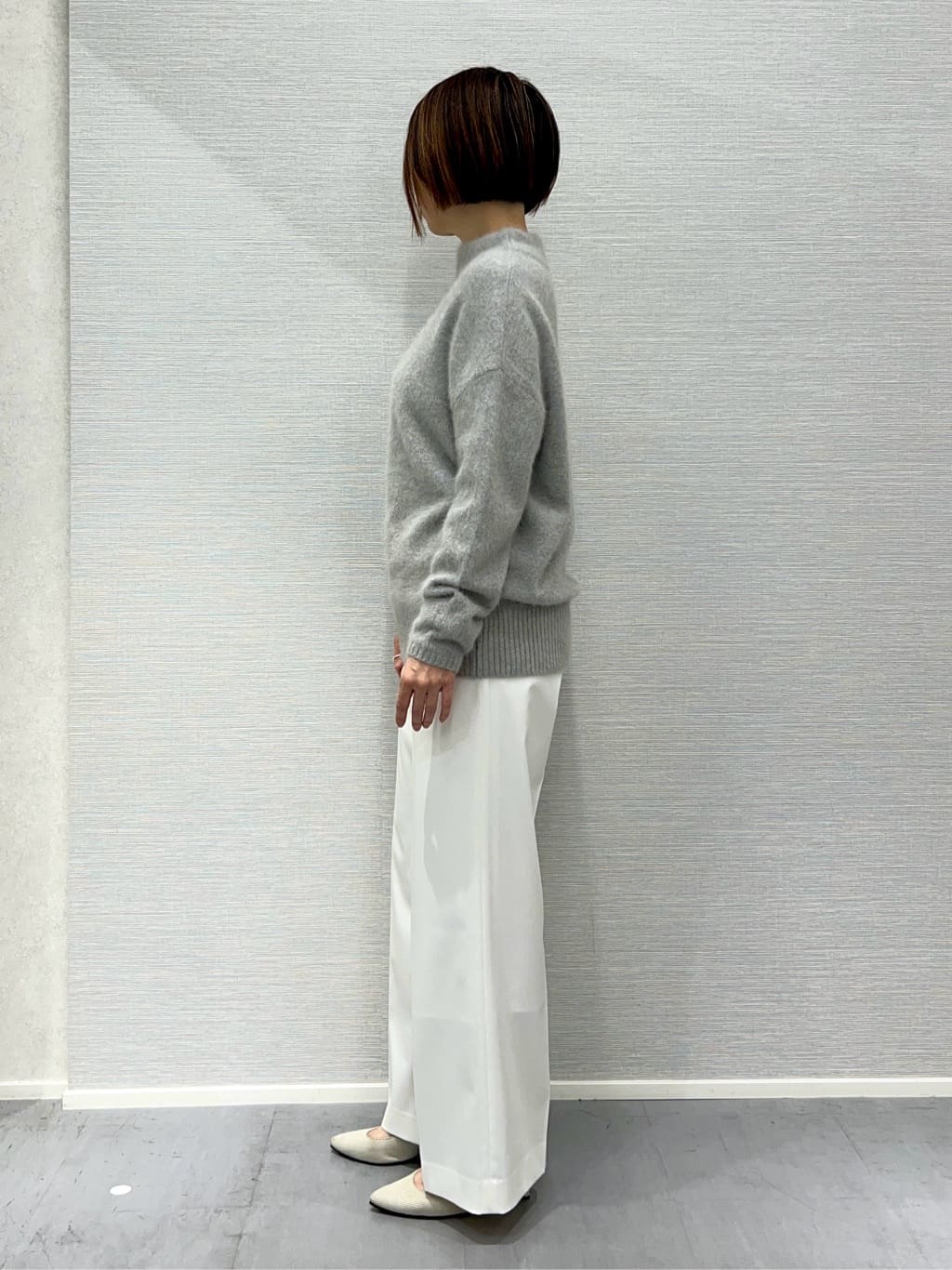 Shinakoさんの「UNTITLED｜【新作褒められパンツ】快温ワイドパンツ」を使ったコーディネート