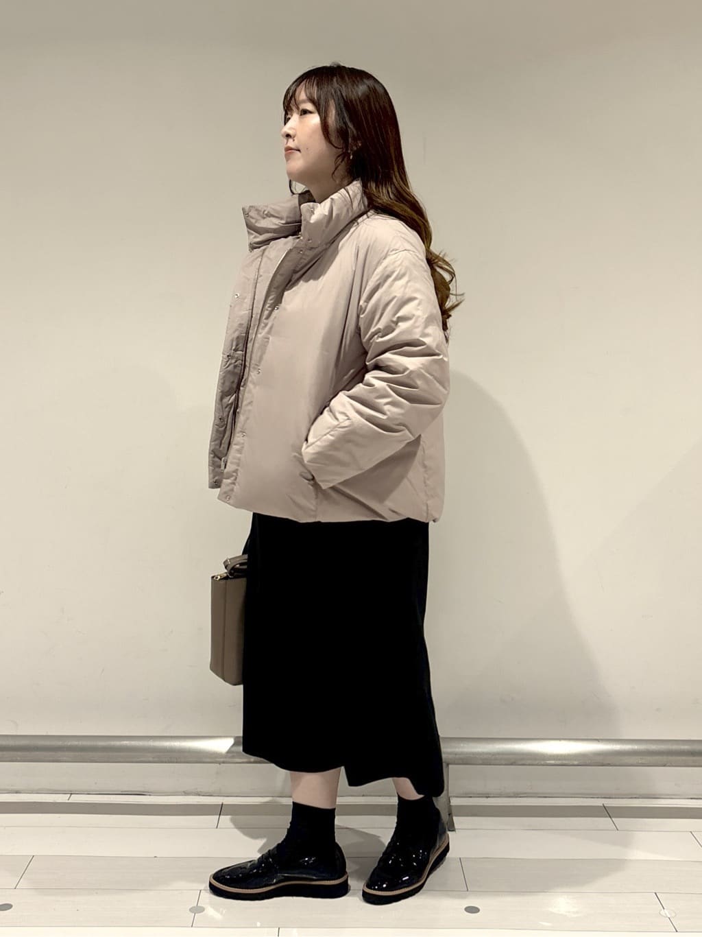 nakamuraさんの「Reflect｜【すっきりシルエット】ショート丈ダウンコート」を使ったコーディネート