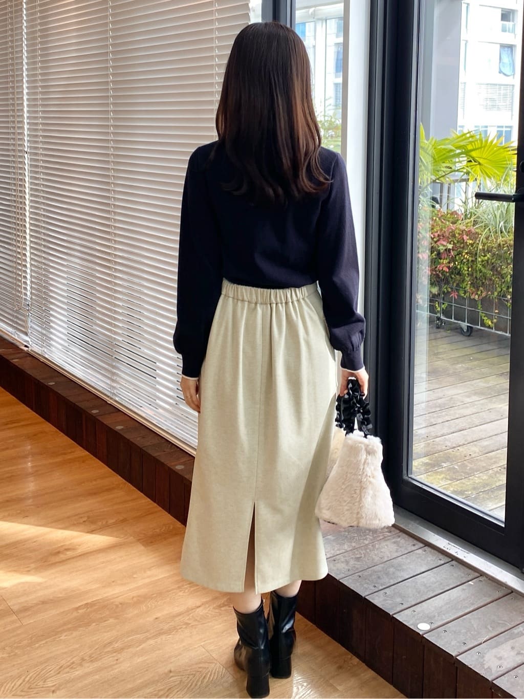みさかさんの「index｜ヘンリーパールミニボウタイニット【洗濯機OK】」を使ったコーディネート