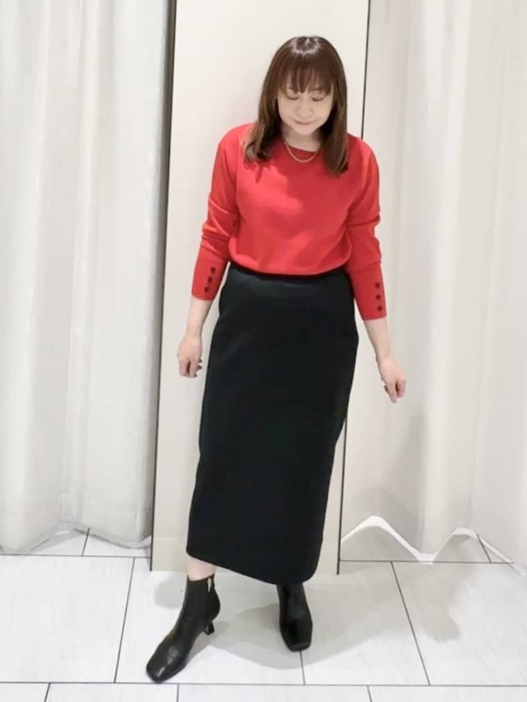 ʏᴜᴋɪᴋᴏさんの「UNTITLED｜【アンサンブル可/洗える】ウールミラノリブニット」を使ったコーディネート