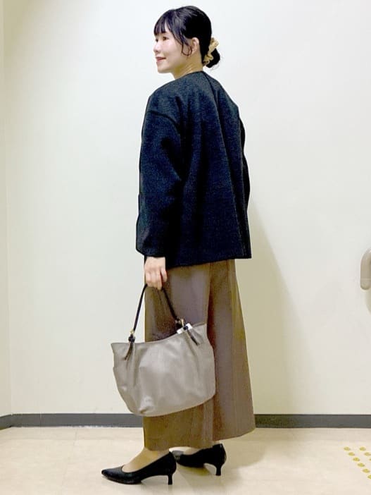  beni_gingerさんの「Reflect｜【腰周りカバー／長め丈】モックネックニットプルオーバー」を使ったコーディネート