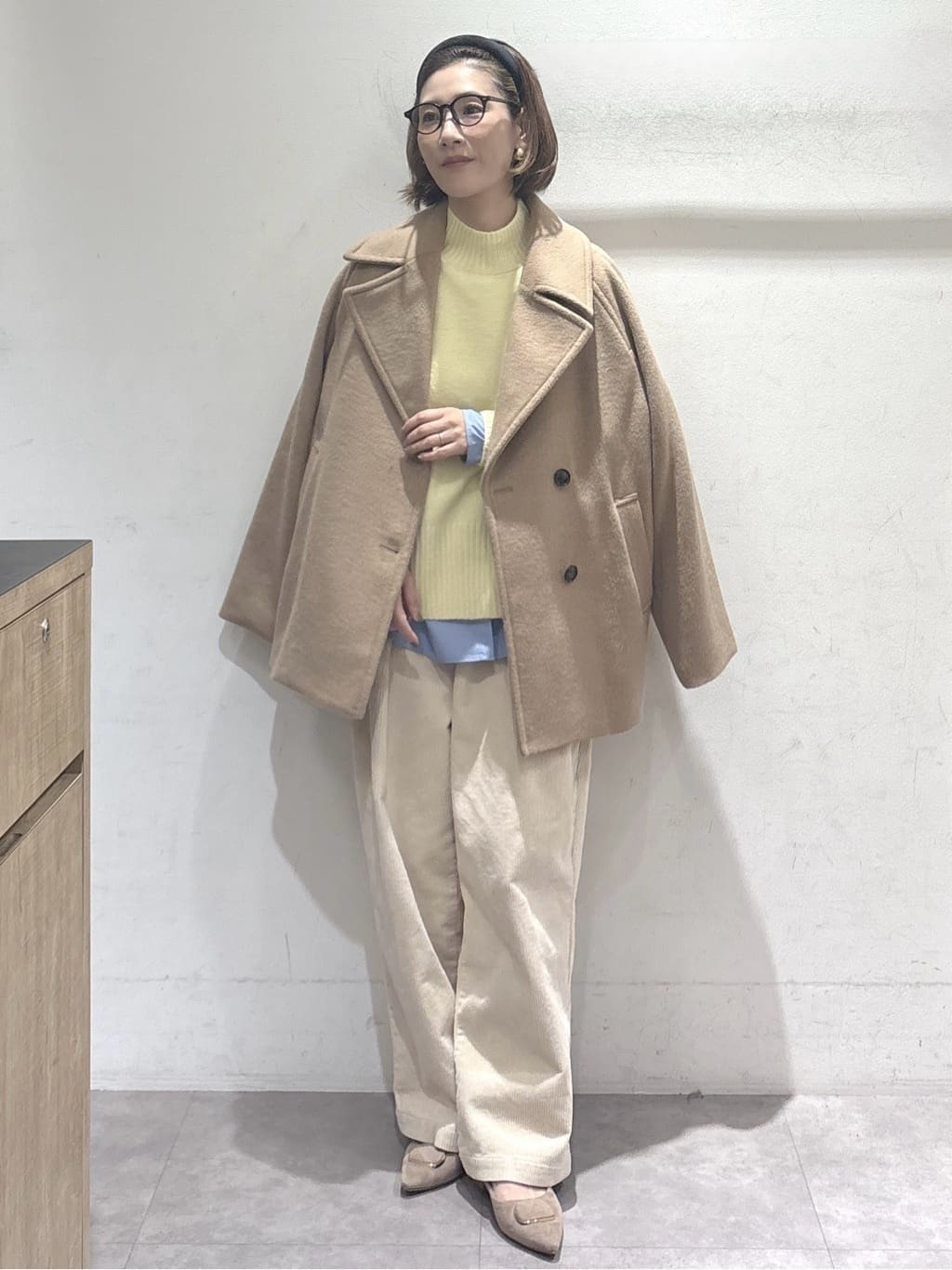 たけねぇさんの「OPAQUE.CLIP｜ふわふわハイネックニット【洗濯機OK】」を使ったコーディネート