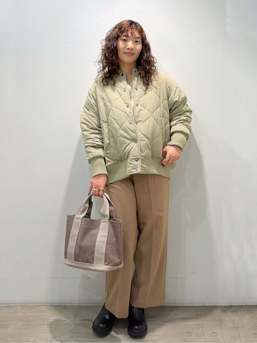 sumicaさんの「OPAQUE.CLIP｜《リバーシブル》キルティングブルゾン」を使ったコーディネート