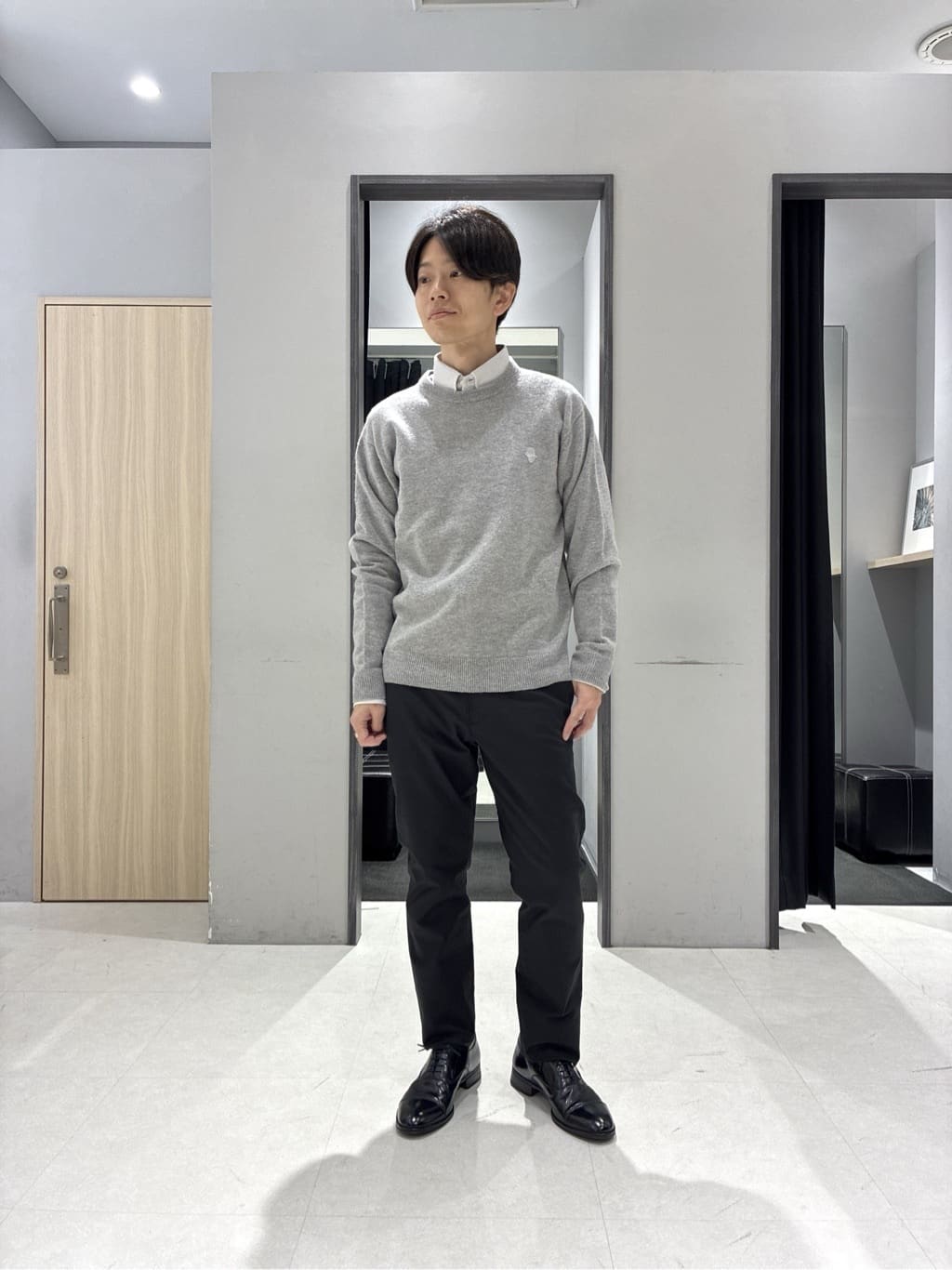 わいずみさんの「TAKEO KIKUCHI｜【None Of Stress】アクティブジャージ 千鳥 ジャケット」を使ったコーディネート