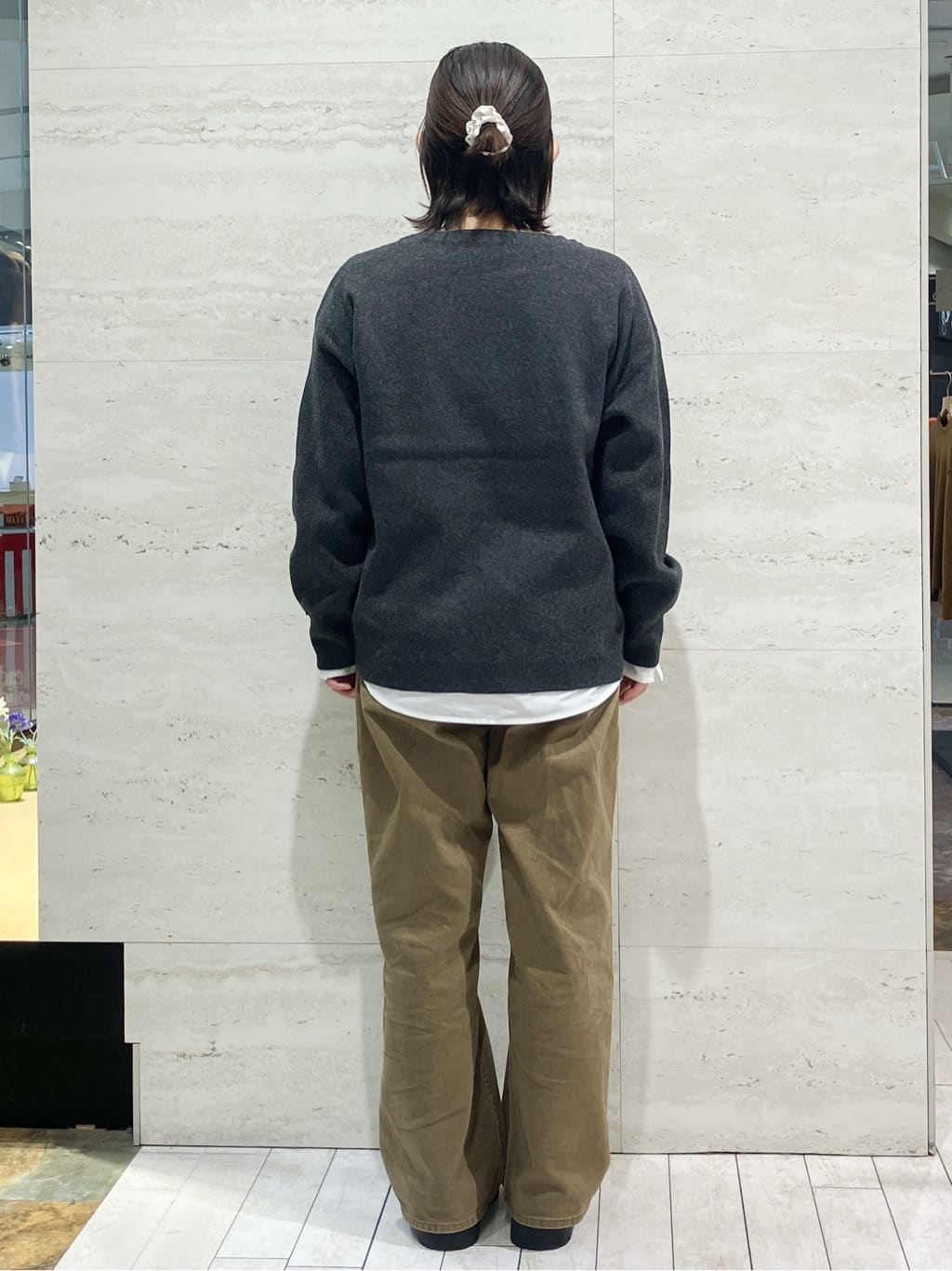 FUKAさんの「OPAQUE.CLIP｜サイド編地切替ニットトップス／セットアップ対応【洗濯機OK】」を使ったコーディネート