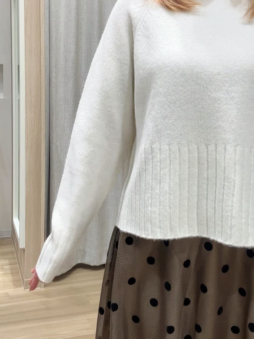 Fumikaさんの「grove｜【洗える】バックリブ切替ニット」を使ったコーディネート