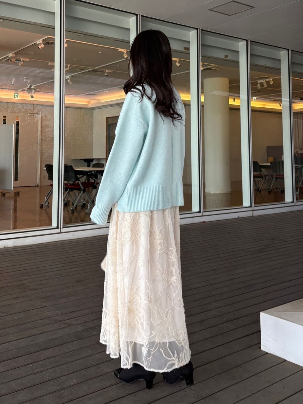 AOIさんの「Couture brooch｜【5色展開】やわらかヤクライクニット」を使ったコーディネート