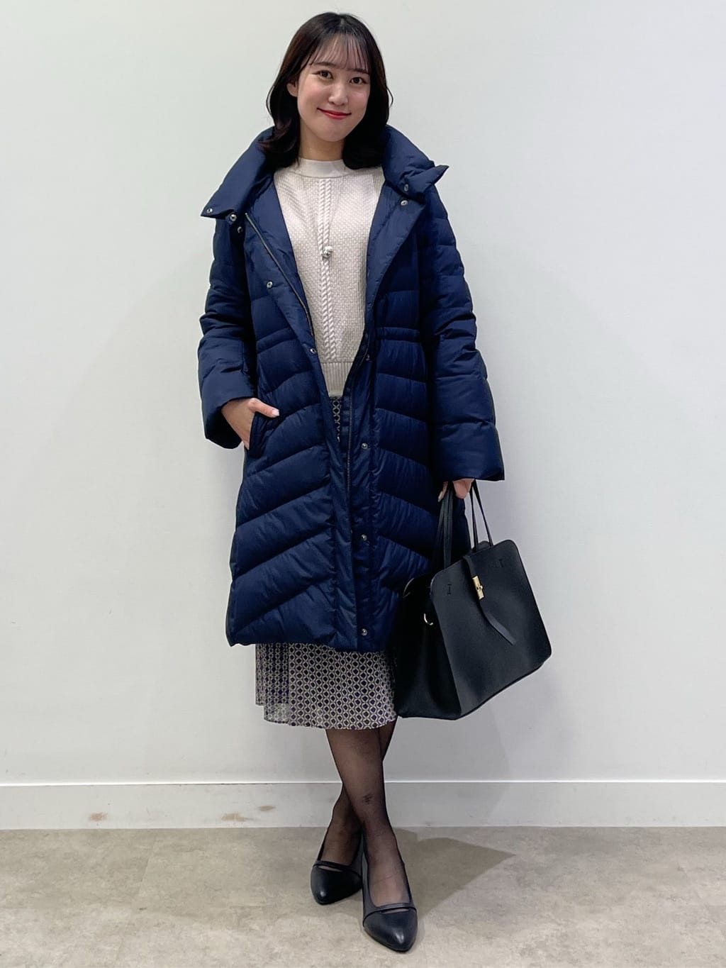 yukariさんの「Reflect｜【ほんのりラメ感◎】ケーブル柄ニット」を使ったコーディネート