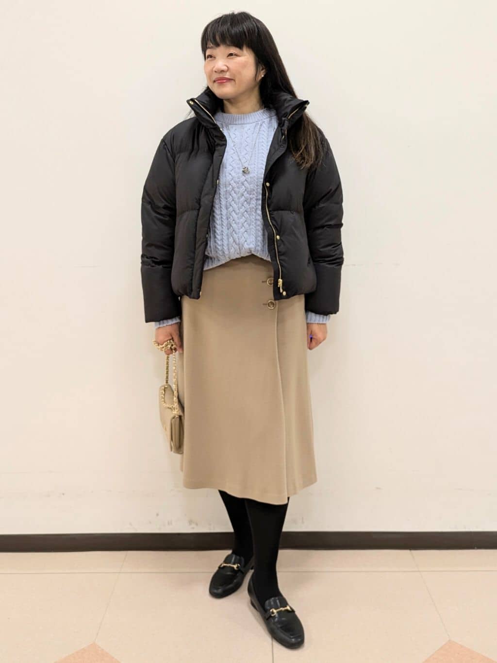 ともさんの「UNTITLED｜【トレンド/撥水機能/防寒】ショートダウンコート」を使ったコーディネート