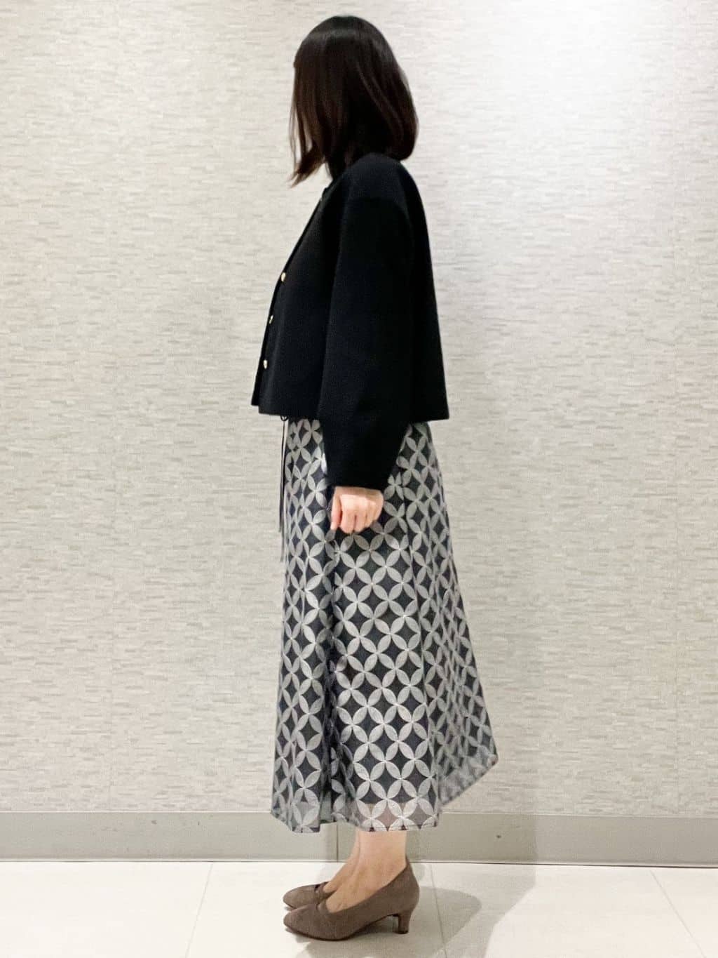 marikoさんの「Reflect｜【着映え◎／アームホールゆったり】グレンチェックジャコット」を使ったコーディネート