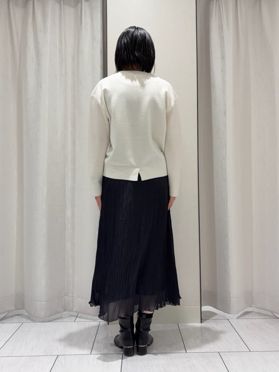 わたなべさんの「UNTITLED｜【洗える】モックネックミラノリブニット」を使ったコーディネート