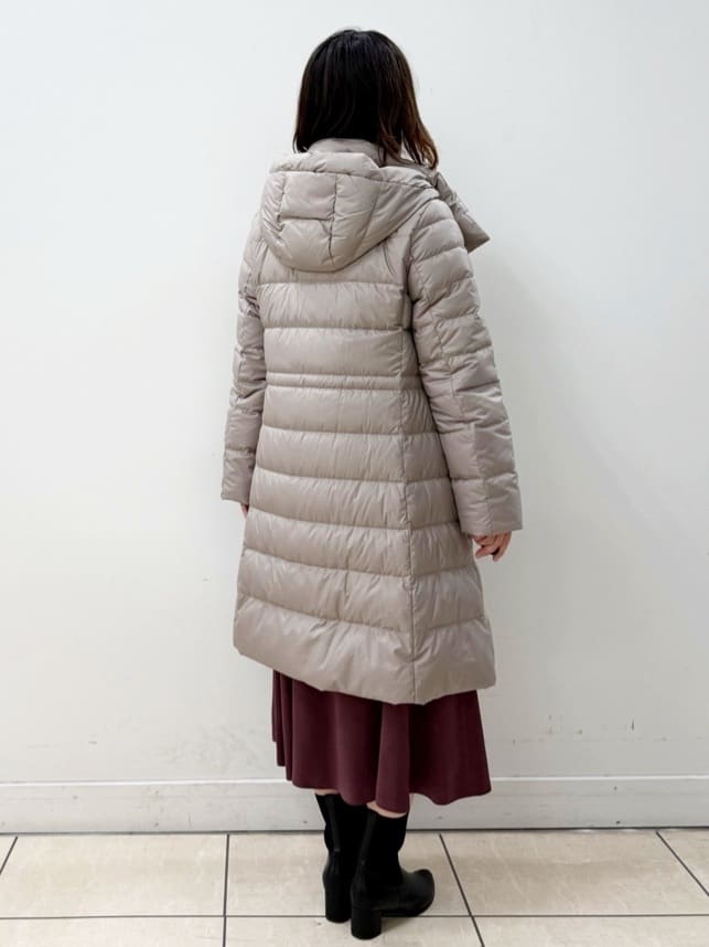 KIKIさんの「Reflect｜【SS-4Lサイズ／ウエスト調整可】フーデッドロングダウンコート」を使ったコーディネート
