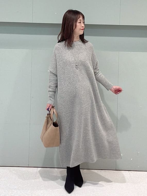 makiさんの「UNTITLED｜【はっ水機能/フード取り外し可/防寒】ロングダウンコート」を使ったコーディネート