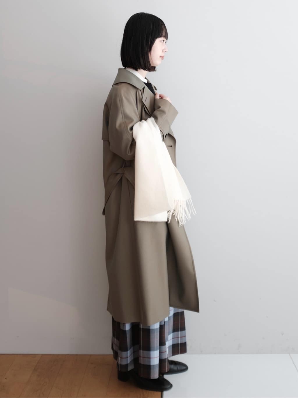 Kishimotoさんの「DRESSTERIOR｜◆【洗える/7色展開】ウォッシャブルコットンカシミヤニット」を使ったコーディネート