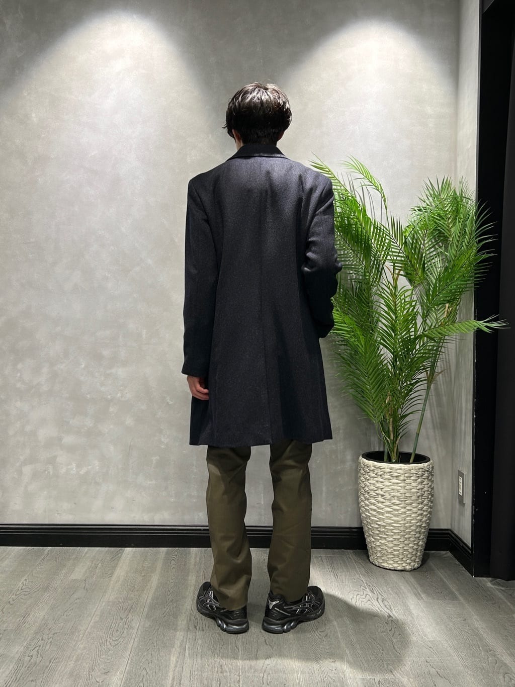 ruiさんの「TAKEO KIKUCHI｜カシミヤブレンド ビーバー調ステンカラーコート」を使ったコーディネート