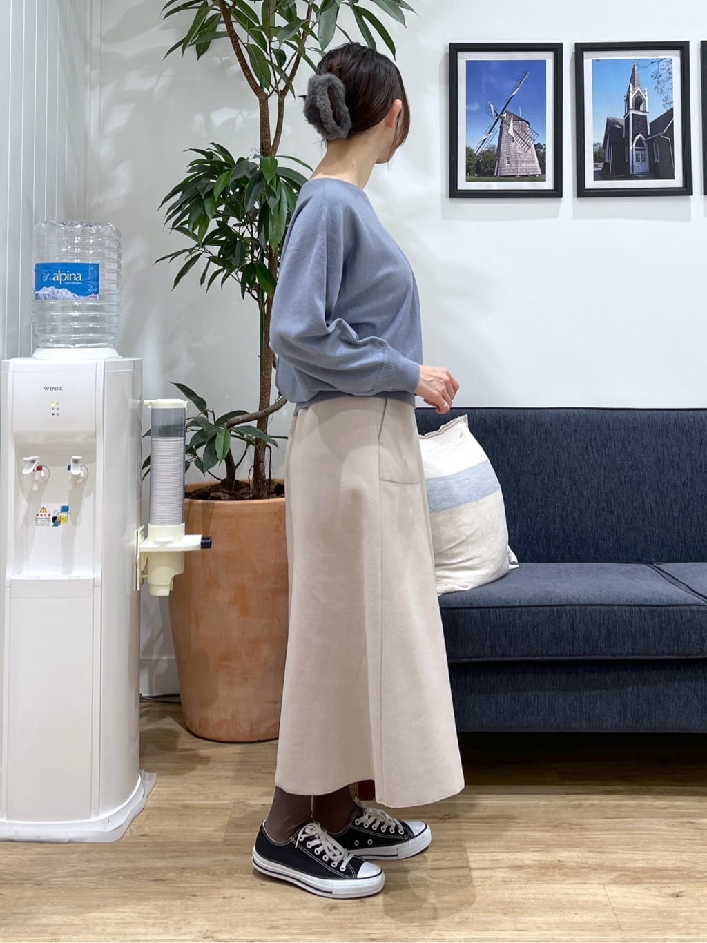 canaさんの「Dessin｜【撥水・2WAY】ミュラーダウンコートロング丈」を使ったコーディネート