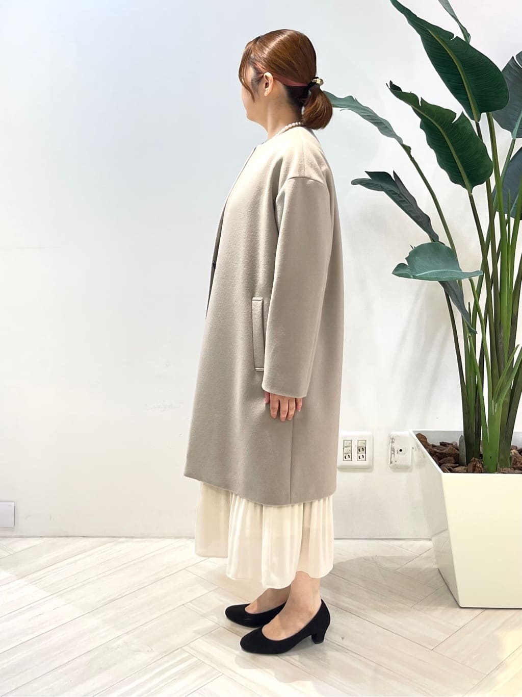 Tomoさんの「UNTITLED｜【洗える/セレモニー】プリーツワンピース」を使ったコーディネート